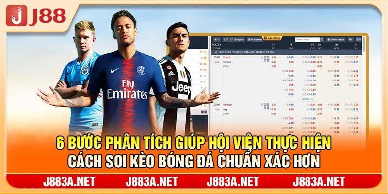6 bước phân tích giúp hội viên thực hiện cách soi kèo bóng đá chuẩn xác