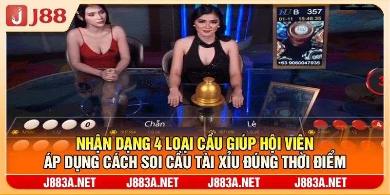 Nhận dạng 4 loại cầu giúp hội viên áp dụng cách soi cầu tài xỉu đúng thời điểm